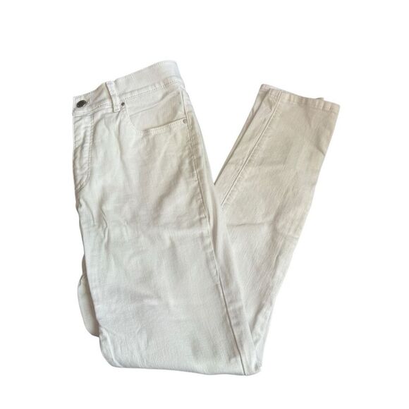 Ann Taylor White Skinny Jeans- Size 6 - Picture 5 of 7